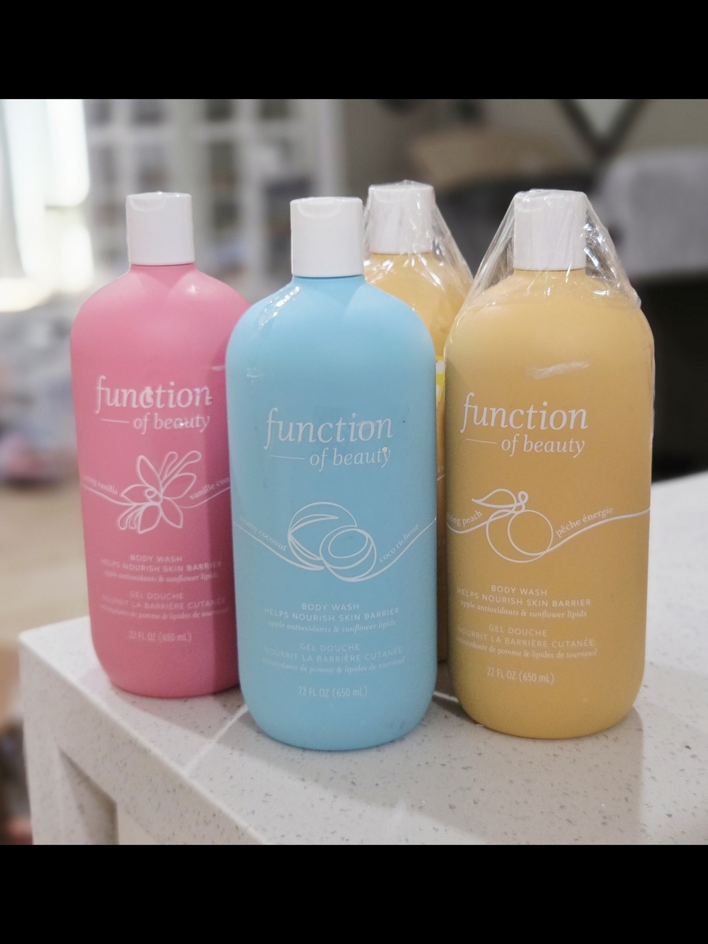 Function of Beauty Body Wash Bundle Of 4 (22fl Oz Each)